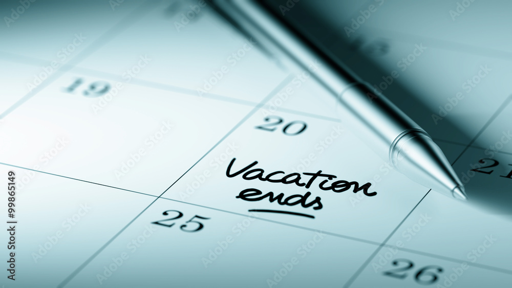 Closeup of a personal agenda setting an important date written w Closeup of a personal agenda setting an important date written w