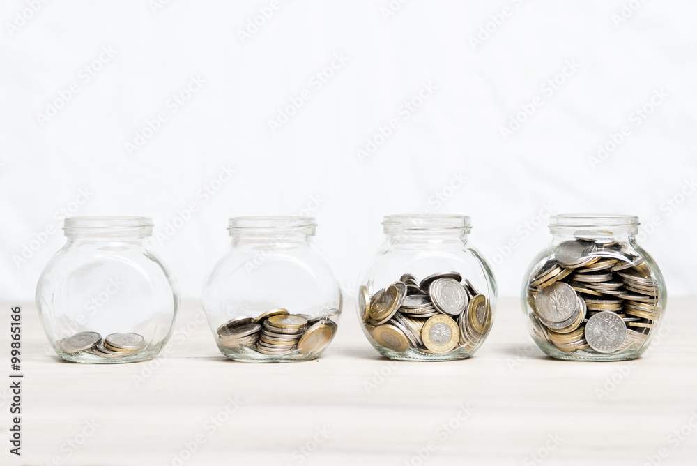The money that you save will grow.