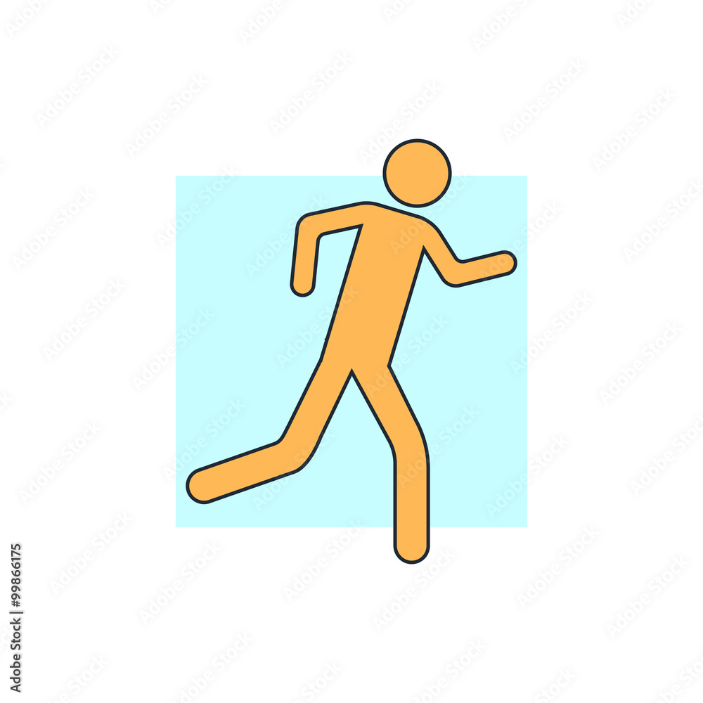 icon man running