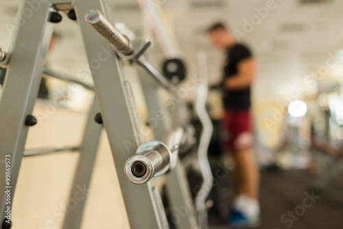 Sportsman at the rack.