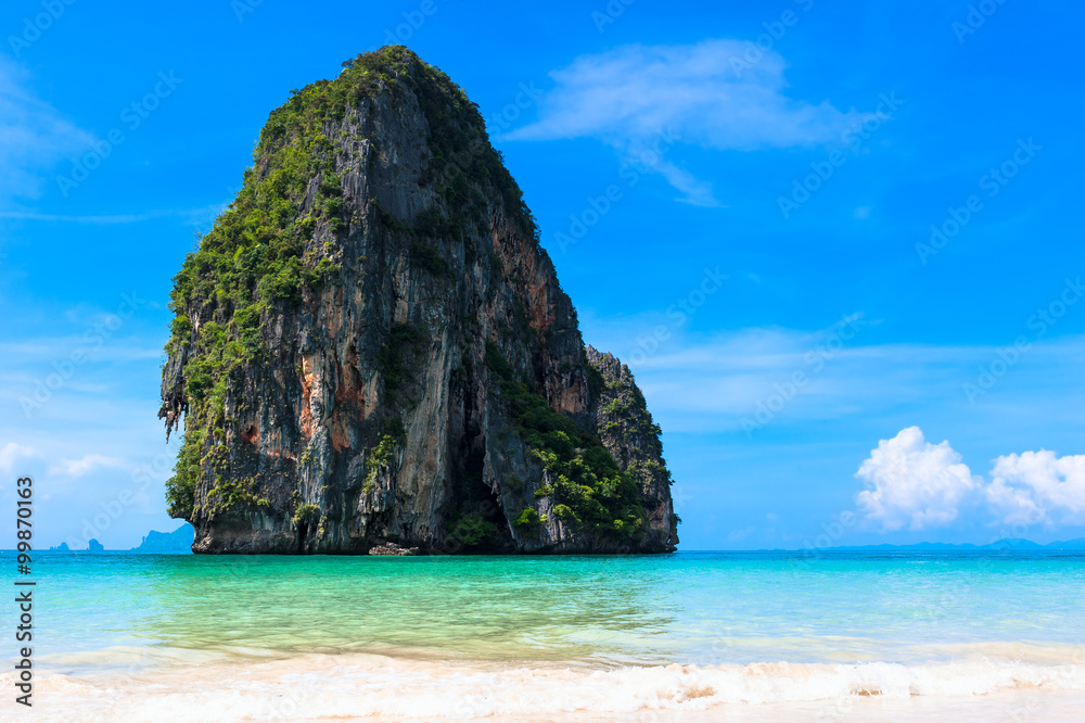 Beautiful and exotic beach near Phuket and Krabi in Thailand