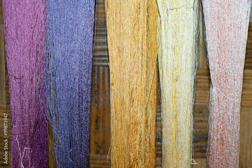 Foto Natural silk production