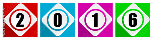 2016 new years vector illustration 