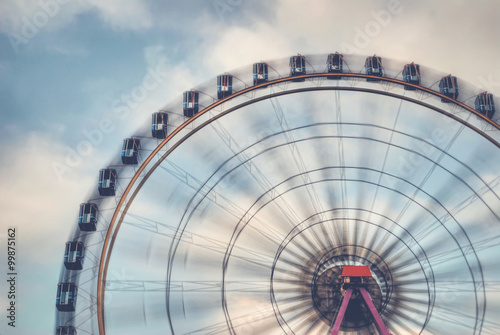Fun on the ferries wheel - Imagine to ride on a ferries wheel that is turning faster and faster ...