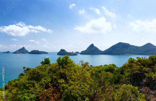 Travel destinations in Thailand, islands of marine park 
