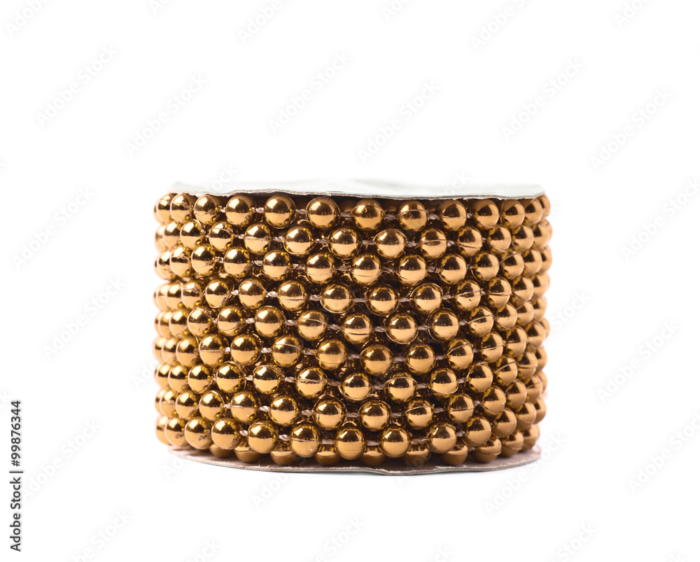 Small beads garland thread on a reel Small beads garland thread on a reel