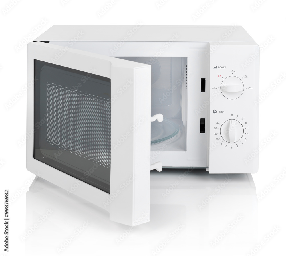 Microwave oven isolated Microwave oven isolated