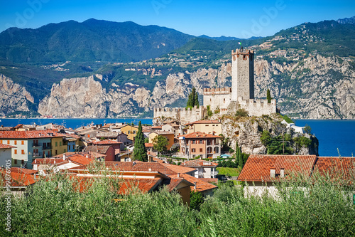 Malcesine at Lake Garda, Veneto, Italy photo