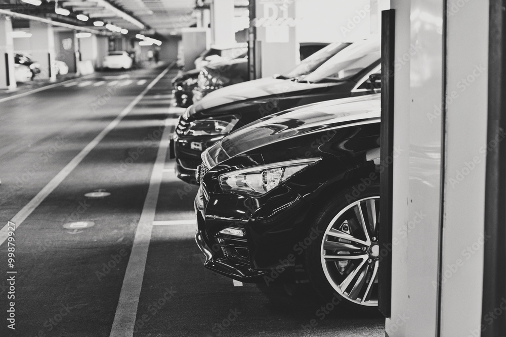 Fototapeta premium Underground parking