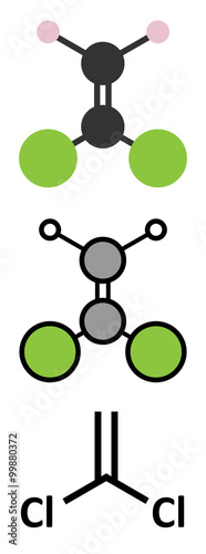 1,1-dichloroethene (DCE) molecule photo