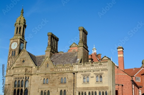 Slika na platnu Chester Architecture, Grosvenor street, Chester, Cheshire, UK