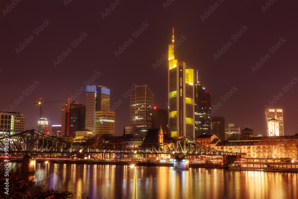 Skyline Frankfurt Nacht