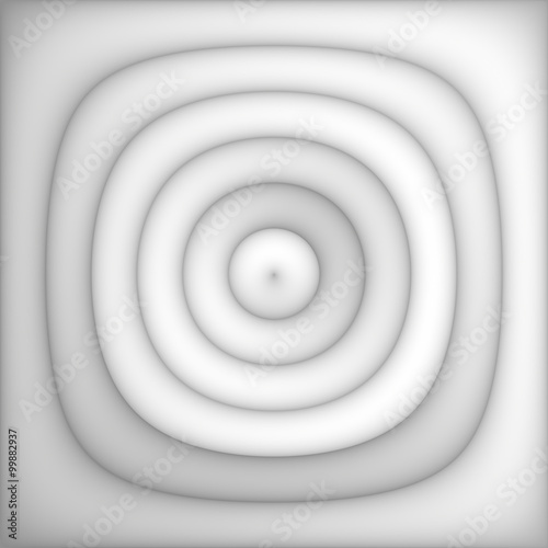 Raster Greyscale Gradient Concentric Circles Light Abstract Background