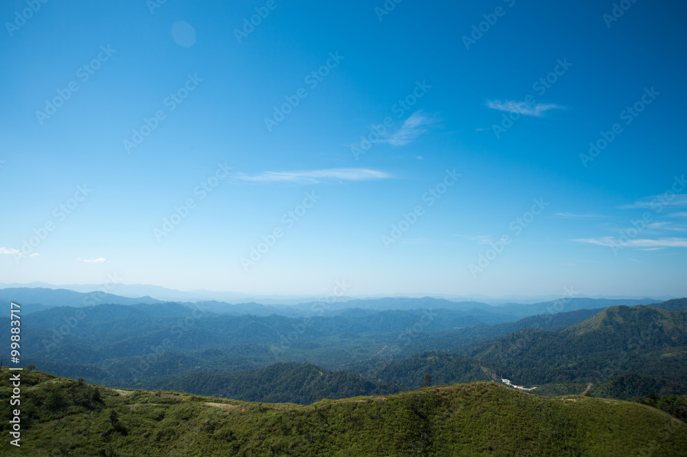 Trail route in scenic destination in Kanchanaburi, Thailand Trail route in scenic destination in Kanchanaburi, Thailand