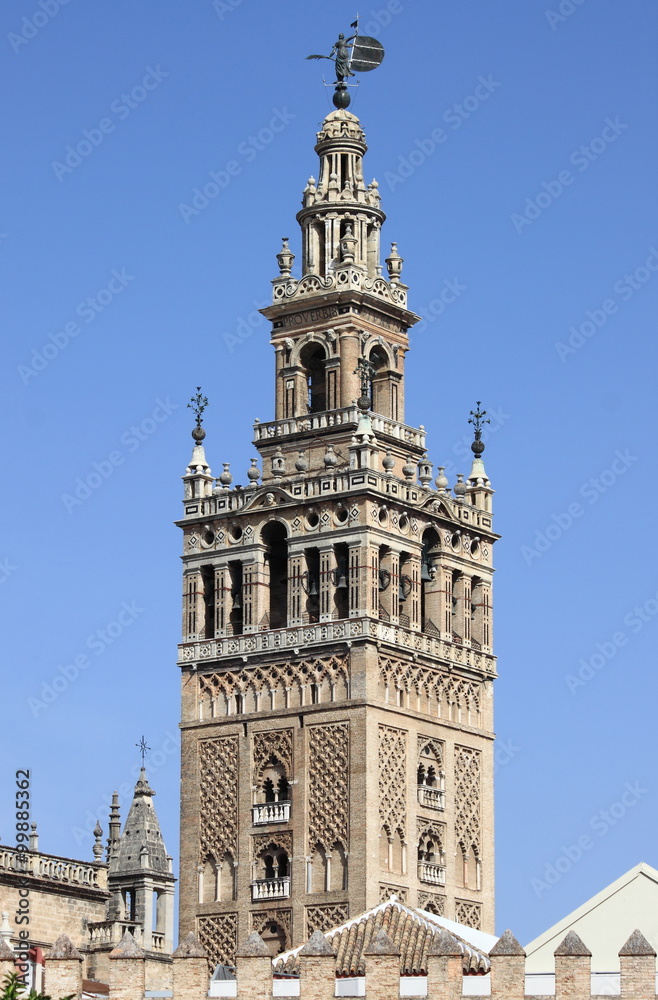 Giralda Bell Tower in Sevilla, Spain