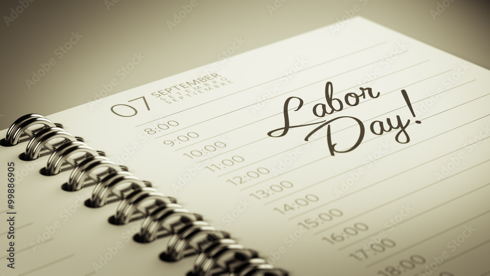 Closeup of a personal calendar setting an important date represe Closeup of a personal calendar setting an important date represe