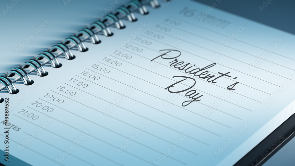 Closeup of a personal calendar setting an important date represe Closeup of a personal calendar setting an important date represe