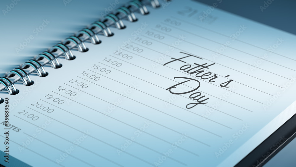 Closeup of a personal calendar setting an important date represe Closeup of a personal calendar setting an important date represe