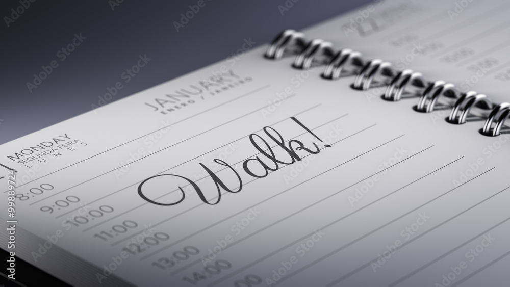 Closeup of a personal calendar setting an important date represe Closeup of a personal calendar setting an important date represe