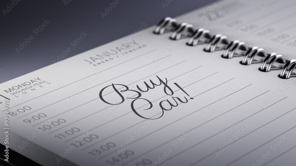 Closeup of a personal calendar setting an important date represe Closeup of a personal calendar setting an important date represe