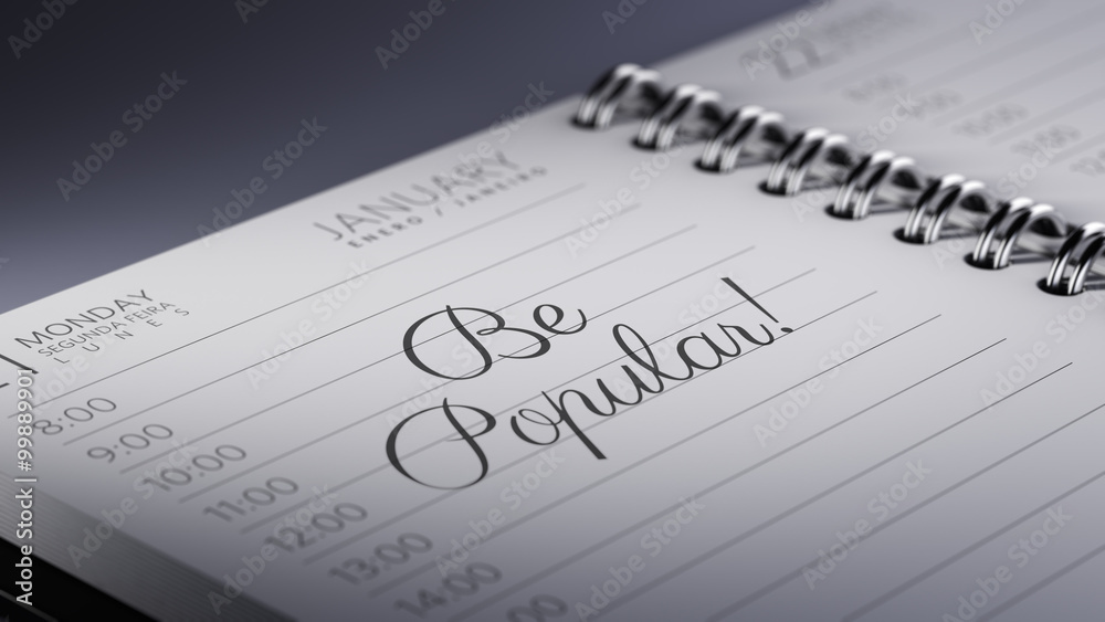 Closeup of a personal calendar setting an important date represe Closeup of a personal calendar setting an important date represe