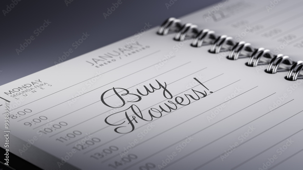 Closeup of a personal calendar setting an important date represe Closeup of a personal calendar setting an important date represe