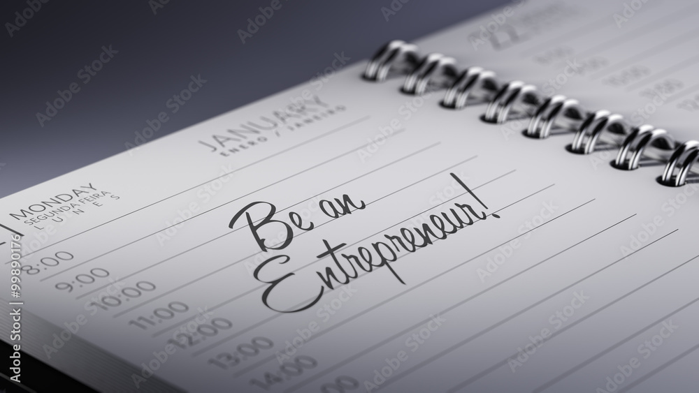 Closeup of a personal calendar setting an important date represe Closeup of a personal calendar setting an important date represe