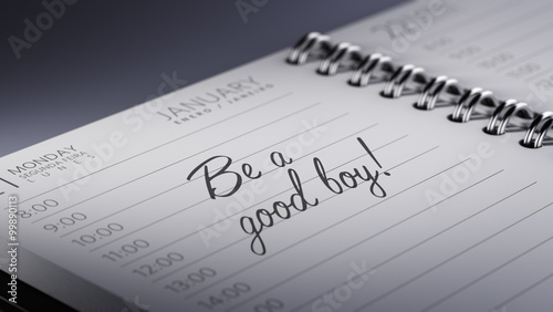 Φωτογραφία Closeup of a personal calendar setting an important date represe