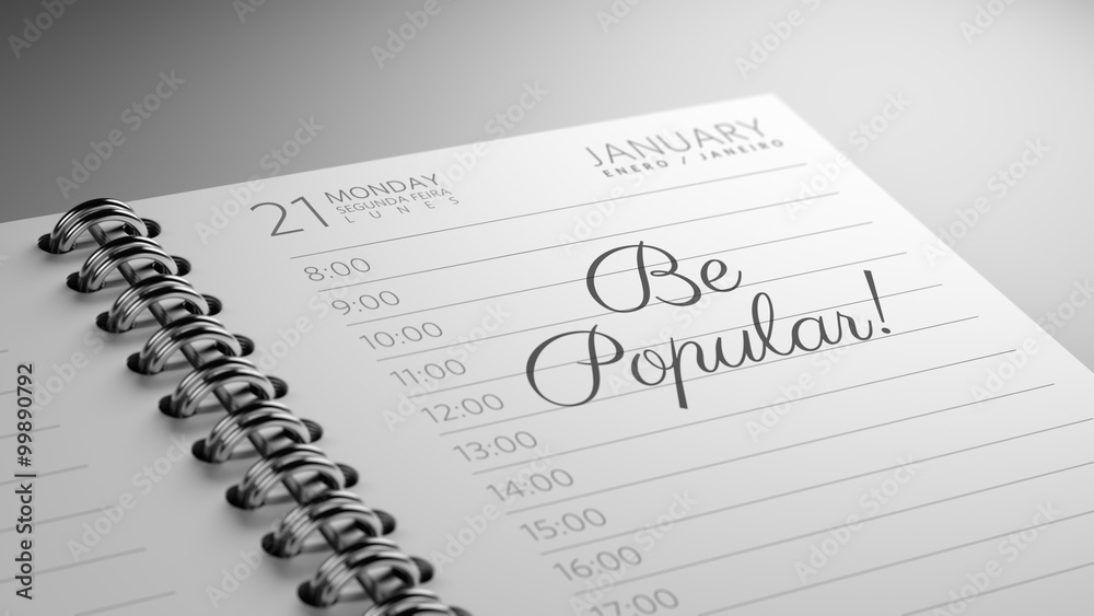 Closeup of a personal calendar setting an important date represe Closeup of a personal calendar setting an important date represe