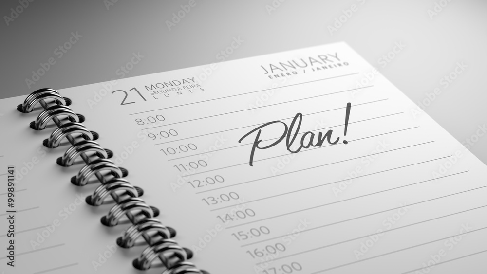 Closeup of a personal calendar setting an important date represe Closeup of a personal calendar setting an important date represe