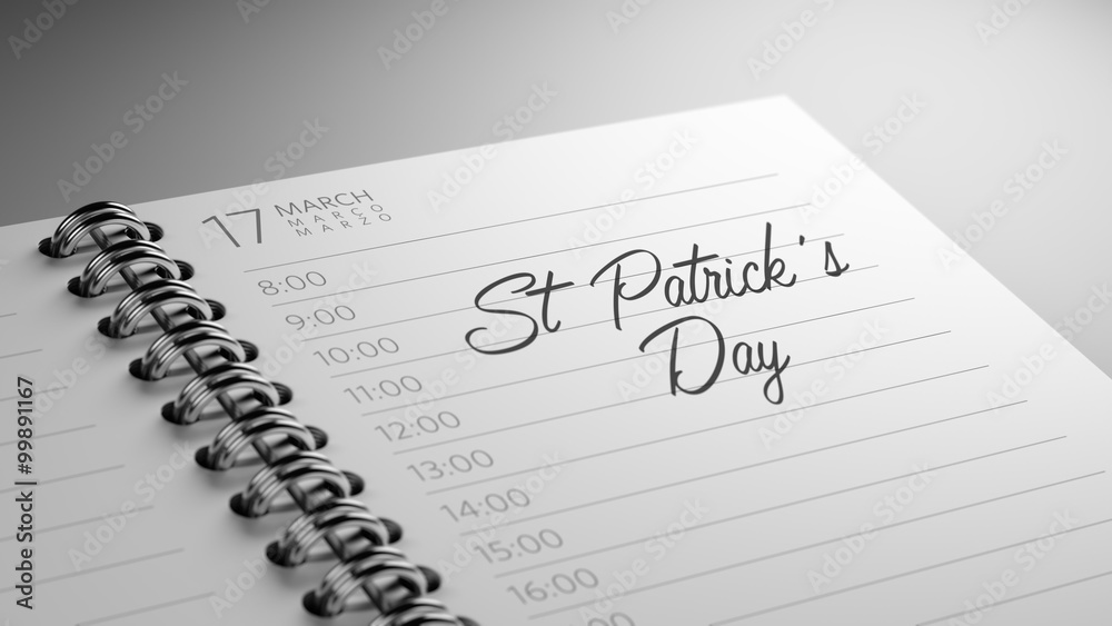 Closeup of a personal calendar setting an important date represe Closeup of a personal calendar setting an important date represe