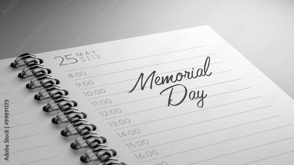 Closeup of a personal calendar setting an important date represe Closeup of a personal calendar setting an important date represe