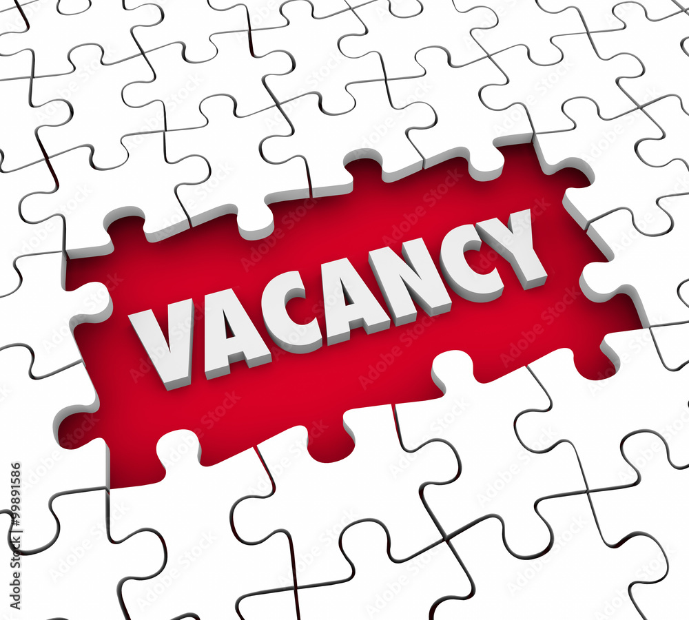 Vacancy Puzzle Piece Hole Job Opening Recruit New Employee Tenan Vacancy Puzzle Piece Hole Job Opening Recruit New Employee Tenan