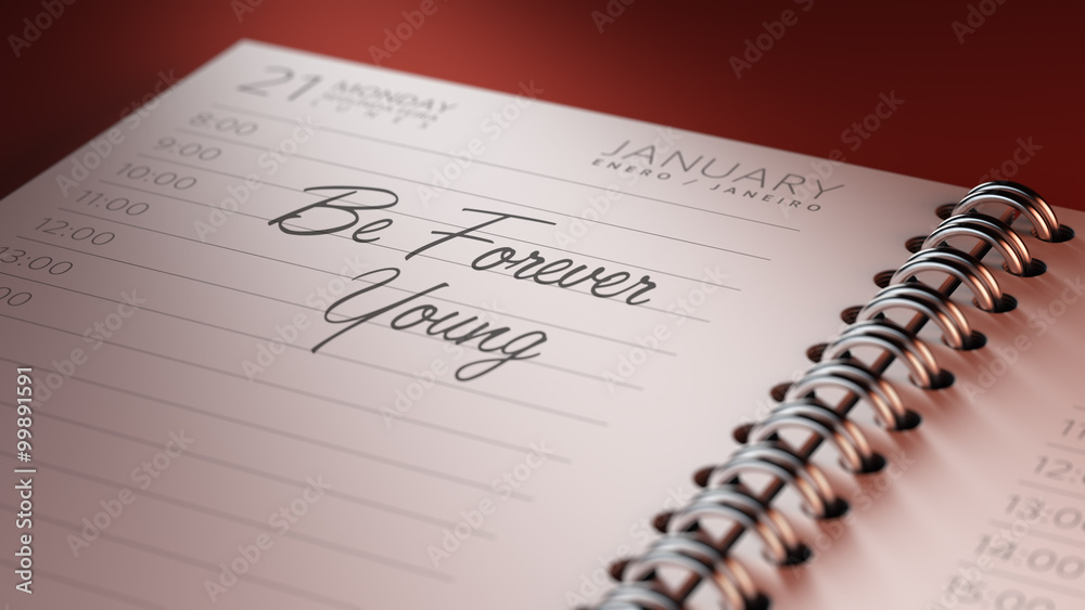 Closeup of a personal calendar setting an important date represe Closeup of a personal calendar setting an important date represe