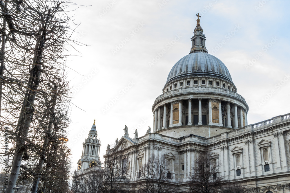 Obraz premium Winter in London's City