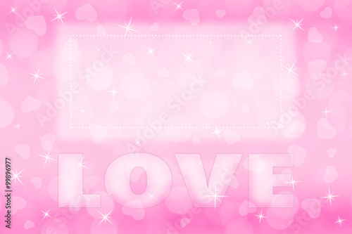 Valentine's day pink bokeh ...