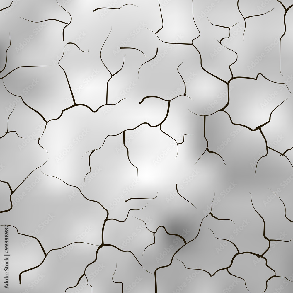 Fototapeta premium Cracked hole with space for text