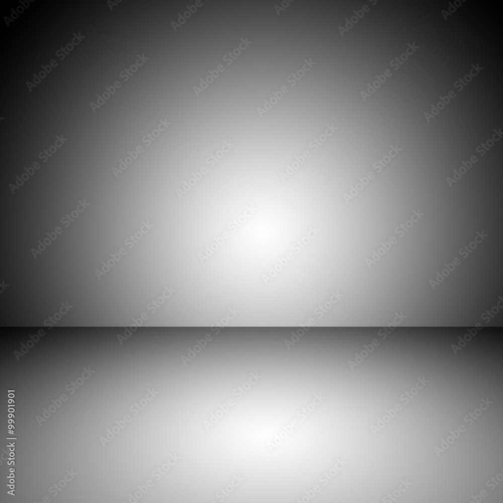 Wall and floor grey background illustration
