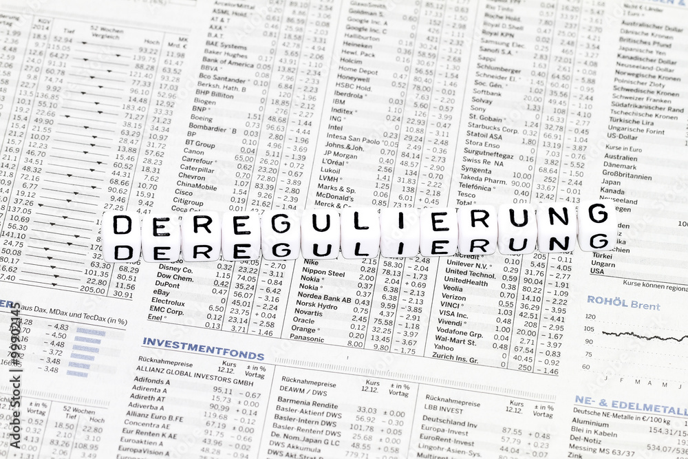 Deregulierung Deregulierung
