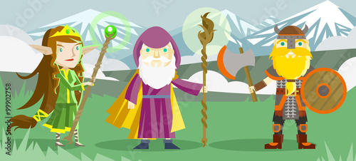 epic fantasy characters