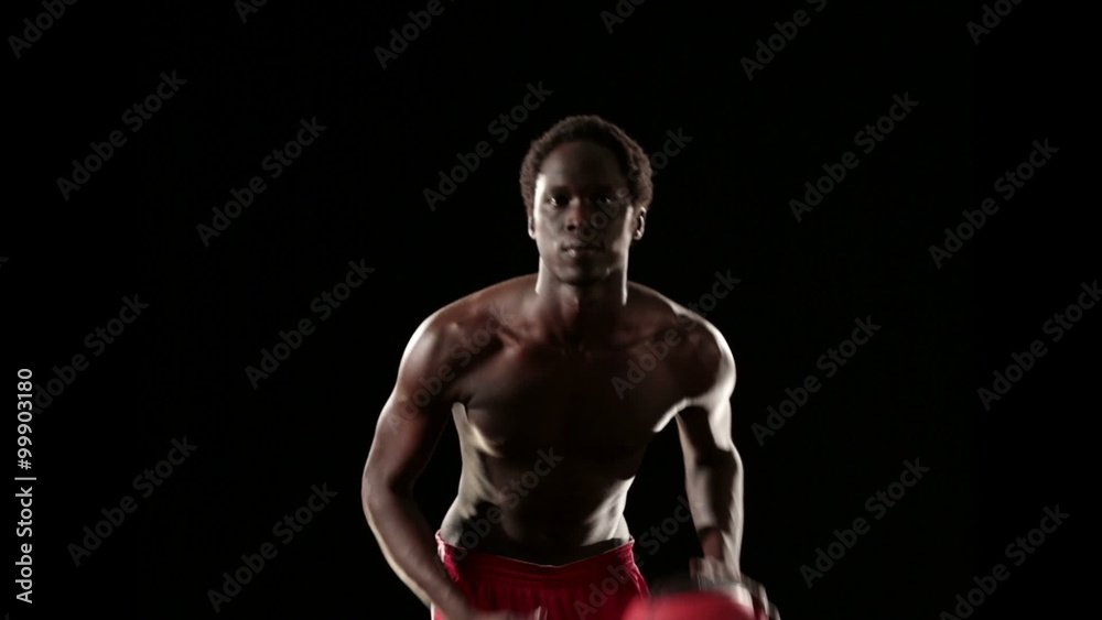 Man play basketball isolated on black Man play basketball isolated on black