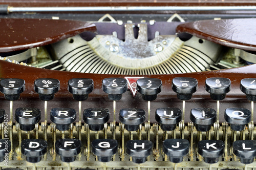Antike mechanische Schreibmaschine