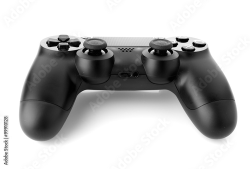 video game controller isolated on white background