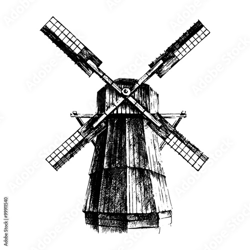 Hand drawn mill