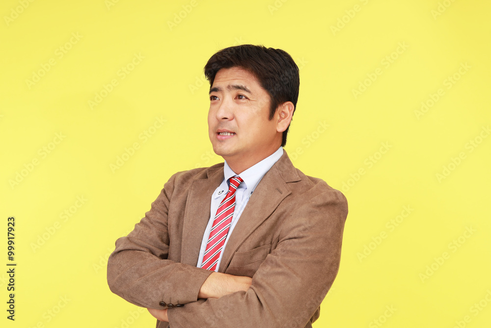 笑顔のビジネスマン