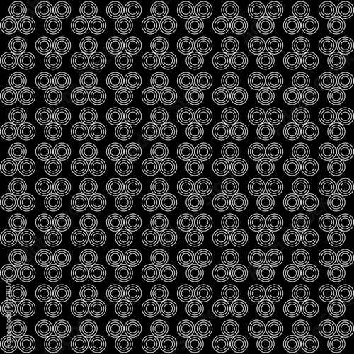 Seamless decorative vector background with abstract geometric pattern