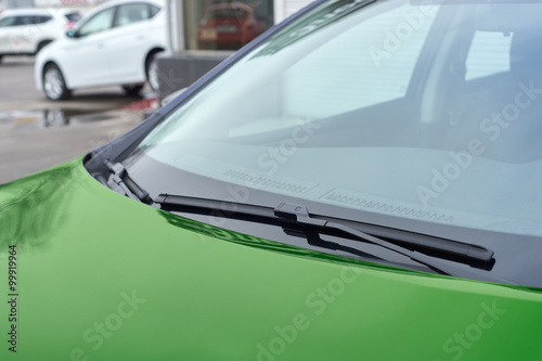 green car wipers