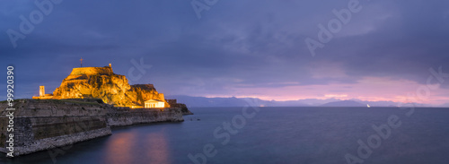 Fotografi Old fortress of Corfu island Greece