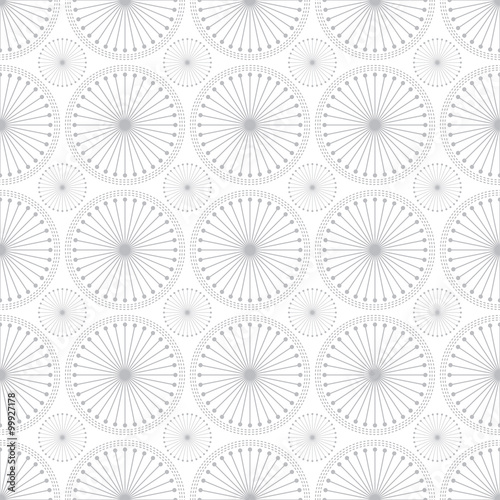 Seamless decorative vector background with abstract geometric pattern