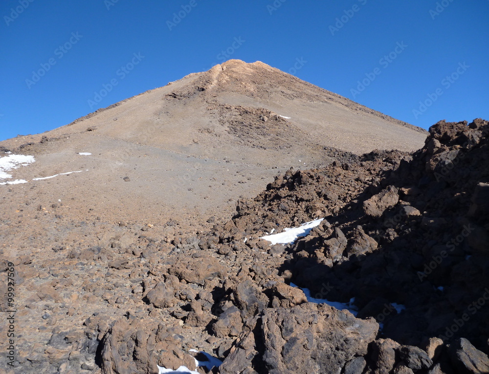 volcano pico del teide at Tenerife